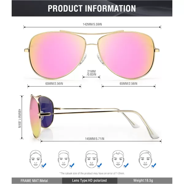 KALIYADI Polarized AviatorSunglassesforMen Women MensSunglasses Lightweight Polit Sun Glasses Upgraded UV400 for DrivingA2blackIce BluePink