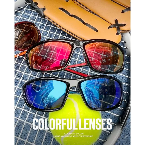 KALIYADI Polarized Sunglasses Men Women Sports Sun Glasses With UV Protection for Outdoors