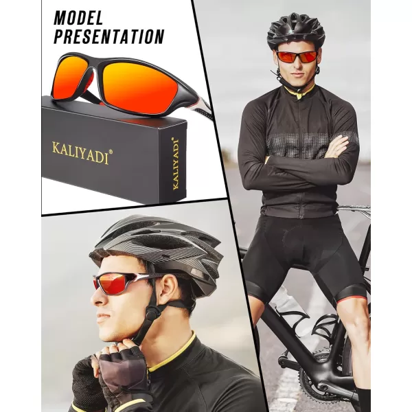 KALIYADI Polarized Sunglasses Men Women Sports Sun Glasses With UV Protection for Outdoors
