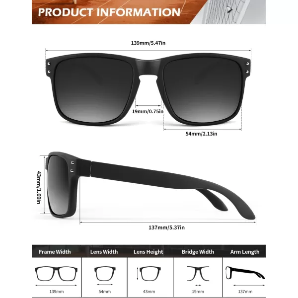 KALIYADI Polarized Sunglasses for Men and Women Vintage Style Sun Glasses for Fishing Running Driving with UV Protection3 Pack Gradient Grey  Silver Rivet