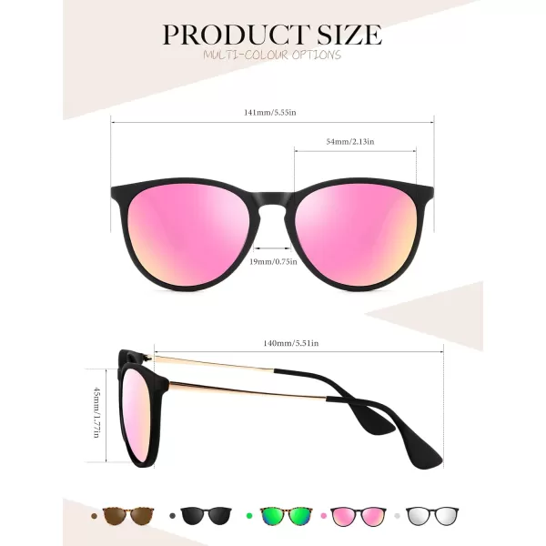 KALIYADI Sunglasses Womens Polarized WomensSunglasses Trendy Sun Glasses with UV400 Retro Style for Party Beach Shopping