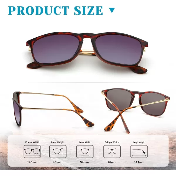 KALIYADI Sunglasses Womens Polarized WomensSunglasses Trendy Sun Glasses with UV400 Retro Style for Party Beach ShoppingA13 Rectangular Leopard Frame Gradient Violet Lens
