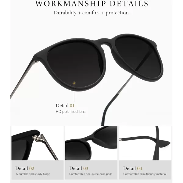 KALIYADI Sunglasses Womens Polarized WomensSunglasses Trendy Sun Glasses with UV400 Retro Style for Party Beach ShoppingB1 Grey  Brown