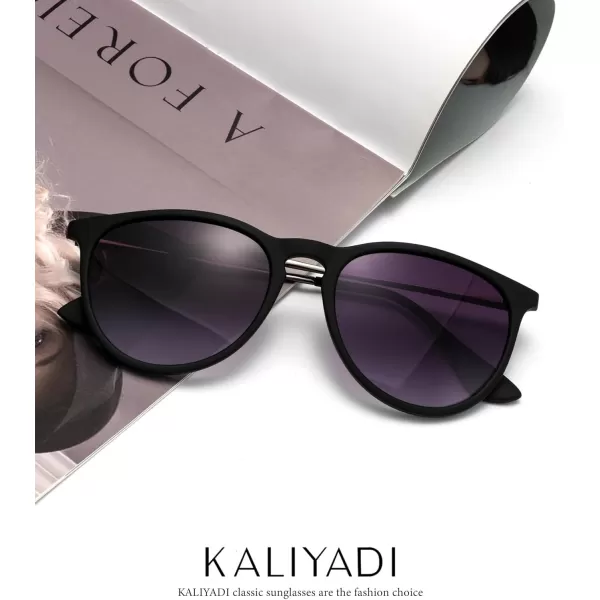 KALIYADI Sunglasses Womens Polarized WomensSunglasses Trendy Sun Glasses with UV400 Retro Style for Party Beach ShoppingB2 Gradient Purple  Gradient Brown