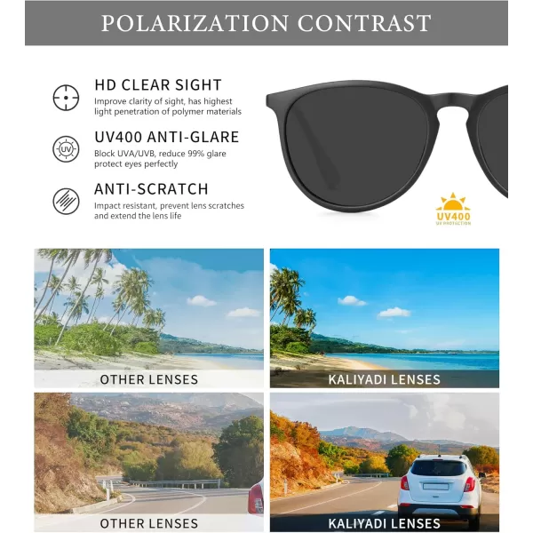 KALIYADI Sunglasses Womens Polarized WomensSunglasses Trendy Sun Glasses with UV400 Retro Style for Party Beach ShoppingC5 BlackGradient Grey  BlackGrey  LeopardGradient Brown