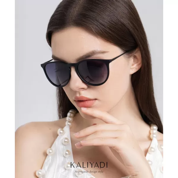 KALIYADI Sunglasses Womens Polarized WomensSunglasses Trendy Sun Glasses with UV400 Retro Style for Party Beach ShoppingC5 BlackGradient Grey  BlackGrey  LeopardGradient Brown