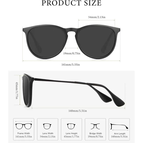 KALIYADI Sunglasses Womens Polarized WomensSunglasses Trendy Sun Glasses with UV400 Retro Style for Party Beach ShoppingC5 BlackGradient Grey  BlackGrey  LeopardGradient Brown
