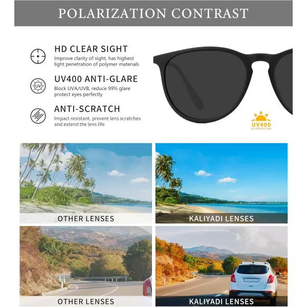 KALIYADI Sunglasses Womens Polarized WomensSunglasses Trendy Sun Glasses with UV400 Retro Style for Party Beach ShoppingC8 BlackGrey  LeopardBrown  LeopardGradient Brown