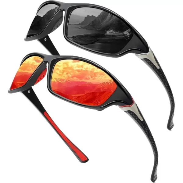 KALIYADI Polarized Sunglasses Men Women Sports Sun Glasses With UV Protection for Outdoors