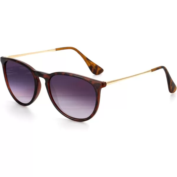 KALIYADI Sunglasses Womens Polarized WomensSunglasses Trendy Sun Glasses with UV400 Retro Style for Party Beach ShoppingA13 Rectangular Leopard Frame Gradient Violet Lens