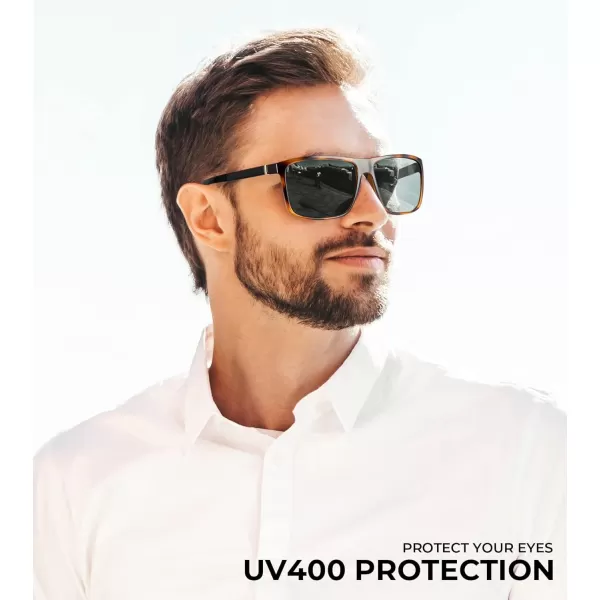 KALIYADI Polarized Sunglasses for Men and Women Mens Sun Glasses with UV Protection for Driving Fishing Golf 3 Packs2 Pack BlackG15