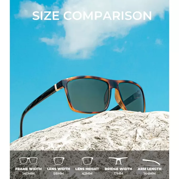KALIYADI Polarized Sunglasses for Men and Women Mens Sun Glasses with UV Protection for Driving Fishing Golf 3 Packs2 Pack BrownG15
