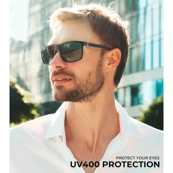 KALIYADI Polarized Sunglasses for Men and Women Mens Sun Glasses with UV Protection for Driving Fishing Golf 3 Packs2 Packs BlackIce Blue