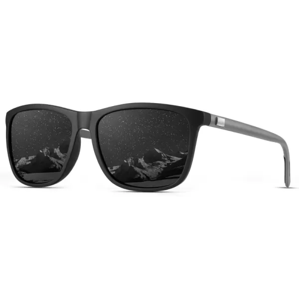 KALIYADI SunglassesMen MensSunglasses Polarized Sunglasses UV Protection Unisex Driving Fishing Lightweight ClassicC02blcakgunmetal Temple