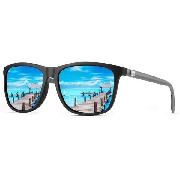 KALIYADI SunglassesMen MensSunglasses Polarized Sunglasses UV Protection Unisex Driving Fishing Lightweight ClassicC03ice Blue