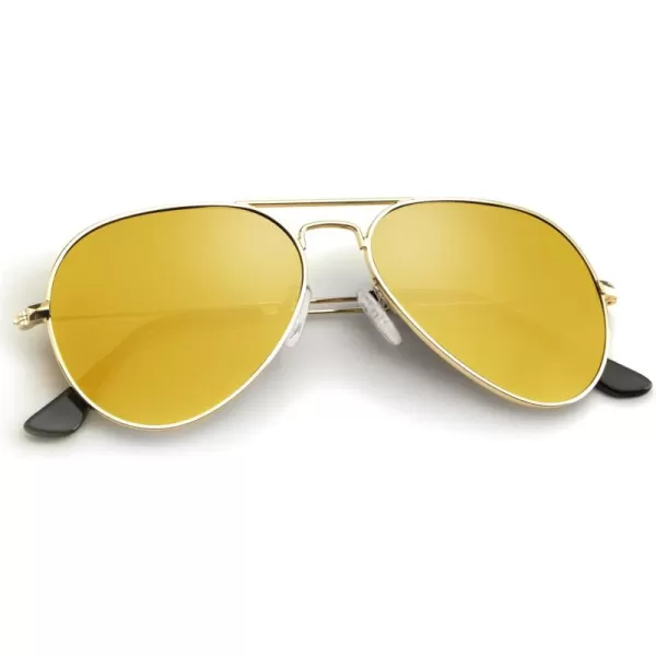 KALIYADI Classic Aviator Sunglasses for Men Women Driving Sun glasses Polarized Lens UV BlockingD Night Vision