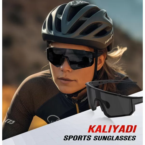 KALIYADI Polarized Sports SunglassesMen RunningSunglassesforWomen Mens Sunglasses UV protection Cycling Driving Fishing06 Transparent GreyGrey Transparent GreySilver