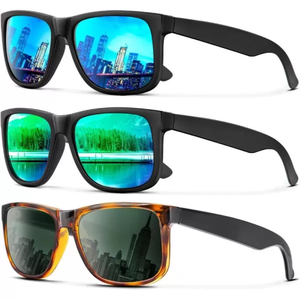(3 Pack) Ice Blue/Green/Tortoise G15