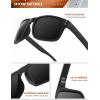 imageKALIYADI Mens SunGlasses Polarized SunglassesMen Classic Sunglasses with UV400 Protection for Fishing Golf DrivingGreyIce BlueGreenSilver