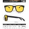 imageKALIYADI Mens SunGlasses Polarized SunglassesMen Classic Sunglasses with UV400 Protection for Fishing Golf DrivingIce BlueGreyNight VisionNight Vision