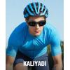 imageKALIYADI Polarized SunglassesMen Sports SunGlasses Mens Sunglasses UV400 Protection for Running Fishing GolfBlackGreenRed