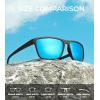 imageKALIYADI Mens SunGlasses Polarized SunglassesMen Classic Sunglasses with Ultraviolet Protection for Driving Fishing Golf03 BlackIce BlueGreenRed
