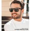 imageKALIYADI Mens SunGlasses Polarized SunglassesMen Classic Sunglasses with Ultraviolet Protection for Driving Fishing Golf06 BlackIce BlueDark BlueSilvery