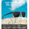 imageKALIYADI Mens SunGlasses Polarized SunglassesMen Classic Sunglasses with Ultraviolet Protection for Driving Fishing Golf07 Black Clear  BlackBlack Blue  BlueBlack Green  GreenBlack Red  Red