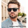 imageKALIYADI Mens SunGlasses Polarized SunglassesMen Classic Sunglasses with Ultraviolet Protection for Driving Fishing Golf07 Black Clear  BlackBlack Blue  BlueBlack Green  GreenBlack Red  Red