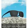 imageKALIYADI Mens SunGlasses Polarized SunglassesMen Classic Sunglasses with Ultraviolet Protection for Driving Fishing Golf12 BlackIce BlueRedNight Vision