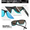 imageKALIYADI Polarized Sunglasses for Men and Women Mens Sun Glasses with UV Protection for Driving Fishing Golf 3 Packs3 Pack Black Clear  BlackBlack Blue  BlueBlack Clear  Silver