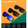 imageKALIYADI Polarized Sunglasses for Men and Women Mens Sun Glasses with UV Protection for Driving Fishing Golf 3 Packs3 Pack BlackBlackDark Blue