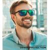 imageKALIYADI Polarized Sunglasses for Men and Women Mens Sun Glasses with UV Protection for Driving Fishing Golf 3 Packs3 Pack BlackGreenSilver