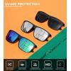 imageKALIYADI Polarized Sunglasses for Men and Women Mens Sun Glasses with UV Protection for Driving Fishing Golf 3 Packs3 Pack BlackGreenSilver