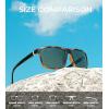 imageKALIYADI Polarized Sunglasses for Men and Women Mens Sun Glasses with UV Protection for Driving Fishing Golf 3 Packs3 Pack BlackSilverBlackg15