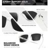 imageKALIYADI Polarized Sunglasses for Men and Women Mens Sun Glasses with UV Protection for Driving Fishing Golf 3 Packs3 Pack Clear FrameblackIce BlueSilver