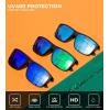 imageKALIYADI Polarized Sunglasses for Men and Women Mens Sun Glasses with UV Protection for Driving Fishing Golf 3 Packs3 Pack Ice BlueGreenDark Blue