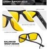imageKALIYADI Polarized Sunglasses for Men and Women Mens Sun Glasses with UV Protection for Driving Fishing Golf 3 Packs3 Pack Night VisionNight VisionNight Vision