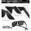 imageKALIYADI Polarized Sunglasses for Men and Women Mens Sun Glasses with UV Protection for Driving Fishing Golf 3 Packs3 PackblackIce BlueG15