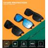 imageKALIYADI Polarized Sunglasses for Men and Women Mens Sun Glasses with UV Protection for Driving Fishing Golf 3 Packs3 PackblackIce BlueG15