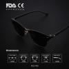 imageKALIYADI Sunglasses Men Polarized Sunglasses for Men Women Unisex SemiRimless Frame Retro Driving Sun Glasses UV BlockingE01blackTortoise G15BlackTortoise Brown