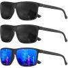 (3 Pack) Black/Black/Dark Blue