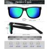 imageKALIYADI MensSunglasses Polarized Sunglasses Men Classic Sunglasses for men with UV Protection Driving Fishing GolfBlack  Ice Blue  Green  Night Vision