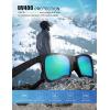 imageKALIYADI MensSunglasses Polarized Sunglasses Men Classic Sunglasses for men with UV Protection Driving Fishing GolfBlack  Ice Blue  Green  Silver