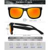 imageKALIYADI MensSunglasses Polarized Sunglasses Men Classic Sunglasses for men with UV Protection Driving Fishing GolfIce Blue  Green  Red  Dark Blue