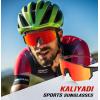 imageKALIYADI Polarized SunglassesforMen Sports Sunglasses Mens Running Sun Glasses UV400 Protection for Cycling FishingA03grey  Red  Dark Blue