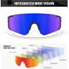 imageKALIYADI Polarized SunglassesforMen Sports Sunglasses Mens Running Sun Glasses UV400 Protection for Cycling FishingA04grey  Grey  Dark Blue
