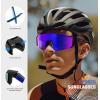 imageKALIYADI Polarized SunglassesforMen Sports Sunglasses Mens Running Sun Glasses UV400 Protection for Cycling FishingA04grey  Grey  Dark Blue