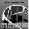 imageKALIYADI Polarized SunglassesforMen Sports Sunglasses Mens Running Sun Glasses UV400 Protection for Cycling FishingB08transparent GreyGrey White BlackGrey