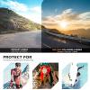 imageKALIYADI Polarized SunglassesforMen Sports Sunglasses Mens Running Sun Glasses UV400 Protection for Cycling FishingB08transparent GreyGrey White BlackGrey